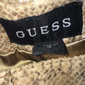 Silk snake skin GUESS bellbottom vintage pants